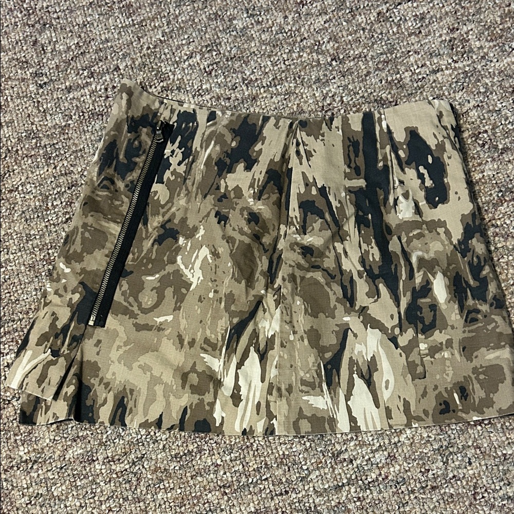 Kenneth Cole New York Camouflage Mini Skirt